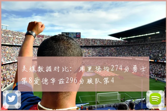 美媒数据对比：库里场均274分勇士第8爱德华兹296分狼队第4